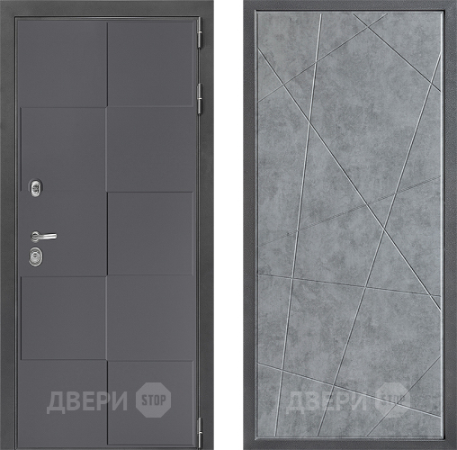 Дверь Дверной континент ДК-3/606 ФЛ-655 Бетон серый в Можайске