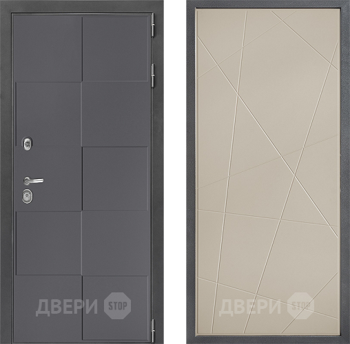Входная металлическая Дверь Дверной континент ДК-3/606 ФЛ-655 Капучино в Можайске