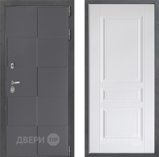 Дверь Дверной континент ДК-3/606 ФЛ-243 Альберо Браш серебро в Можайске