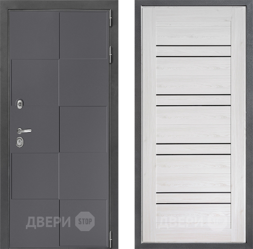 Входная металлическая Дверь Дверной континент ДК-3/606 ФЛ-49 Сосна белая в Можайске
