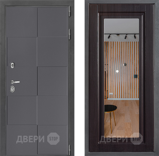 Дверь Дверной континент ДК-3/606 ФЛЗ Зеркало Венге в Можайске