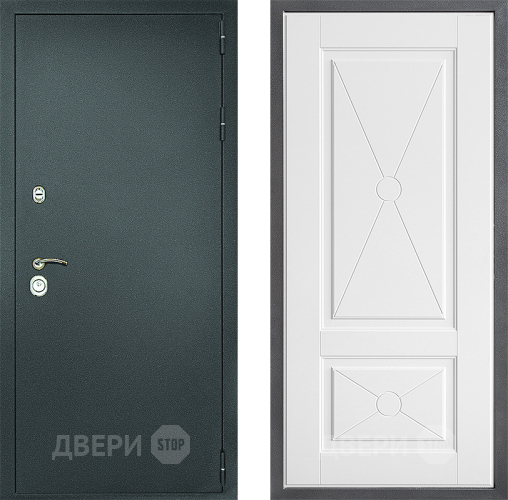 Входная металлическая Дверь Дверной континент Рубикон Серебро Дизайн ФЛ-617 Софт милк в Можайске
