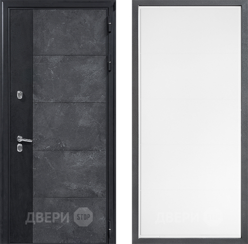 Дверь Дверной континент ДК-15 Бетон ТЕРМО ФЛ-649 Белый софт в Можайске