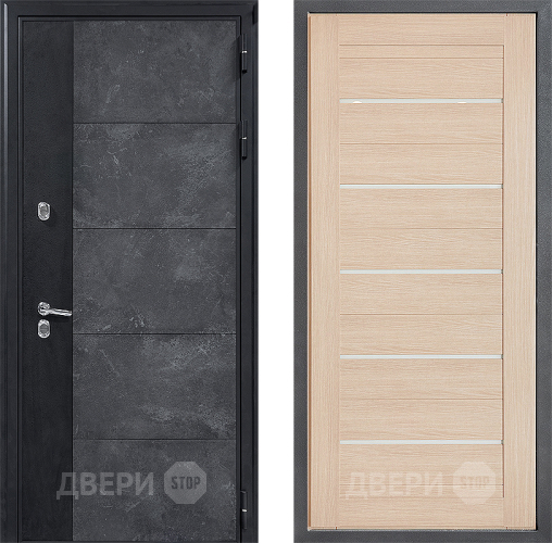 Входная металлическая Дверь Дверной континент ДК-15 Бетон ТЕРМО ФЛ-46 Капучино в Можайске