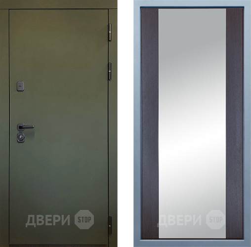 Входная металлическая Дверь Дива МД-61 Д-15 Зеркало Венге в Можайске