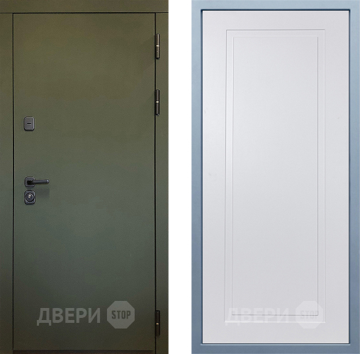 Входная металлическая Дверь Дива МД-61 Н-10 Белый в Можайске