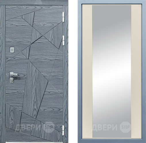 Входная металлическая Дверь Дива МД-97/3 Д-15 Зеркало Шампань в Можайске