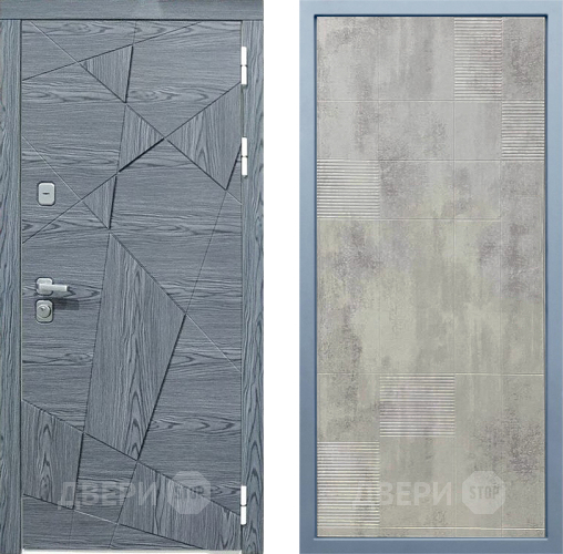 Входная металлическая Дверь Дива МД-97/3 Д-4 Бетон темный в Можайске