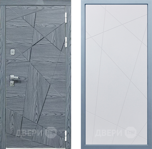 Входная металлическая Дверь Дива МД-97/3 Д-11 Белый в Можайске