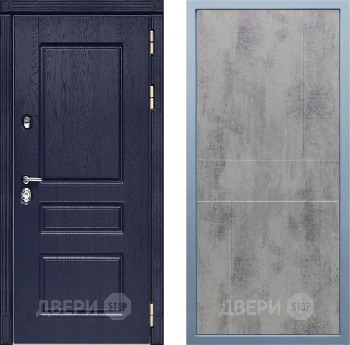 Входная металлическая Дверь Дива МД-45 М-1 Бетон темный в Можайске