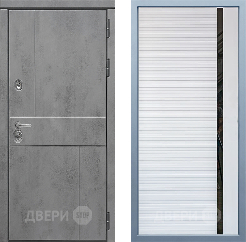 Входная металлическая Дверь Дива МД-48 МХ-45 Белый матовый в Можайске