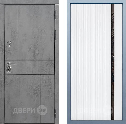 Входная металлическая Дверь Дива МД-48 МХ-46 Белый матовый в Можайске