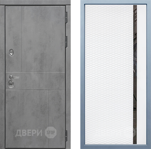 Входная металлическая Дверь Дива МД-48 МХ-47 Белый матовый в Можайске
