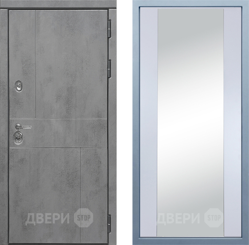 Дверь Дива МД-48 Д-15 Зеркало Белый в Можайске