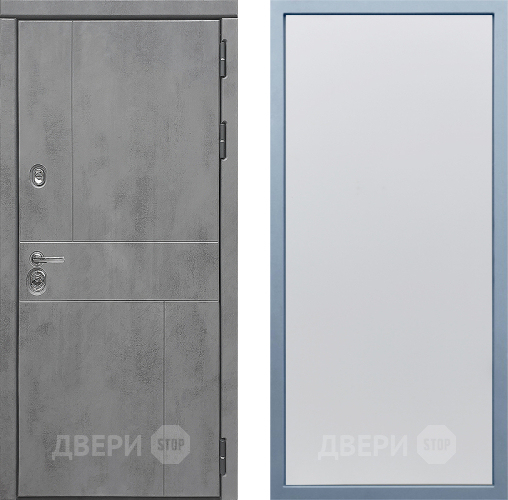 Входная металлическая Дверь Дива МД-48 Н-1 Белый в Можайске