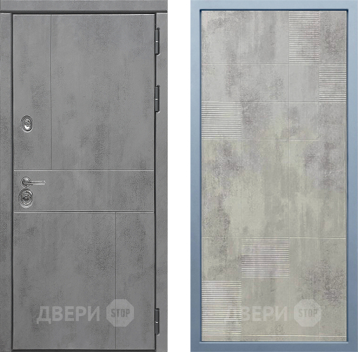 Входная металлическая Дверь Дива МД-48 Д-4 Бетон темный в Можайске