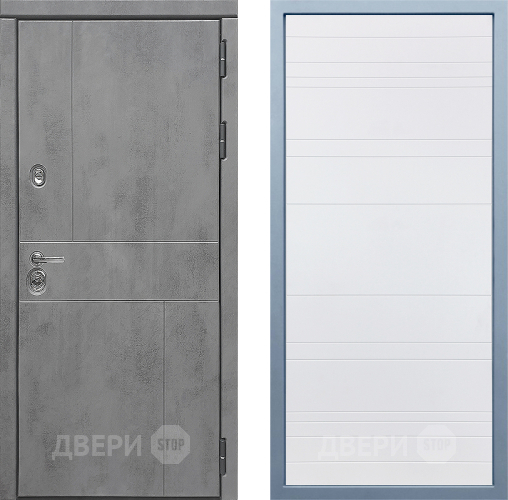 Входная металлическая Дверь Дива МД-48 Д-5 Белый в Можайске