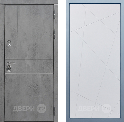 Входная металлическая Дверь Дива МД-48 Д-11 Белый в Можайске