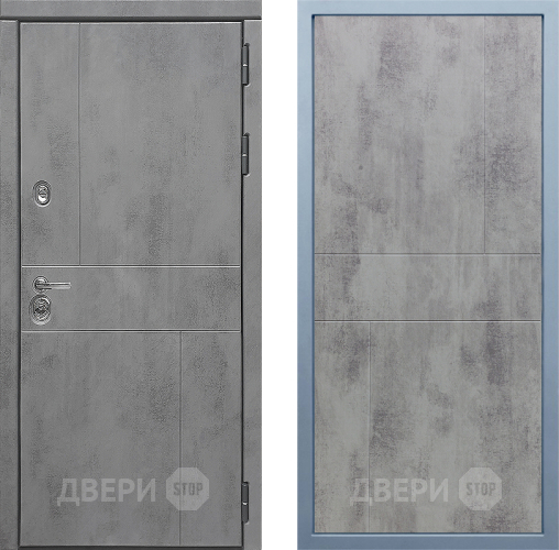Входная металлическая Дверь Дива МД-48 М-1 Бетон темный в Можайске