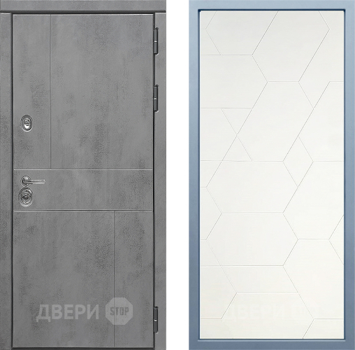 Входная металлическая Дверь Дива МД-48 М-16 Белый в Можайске