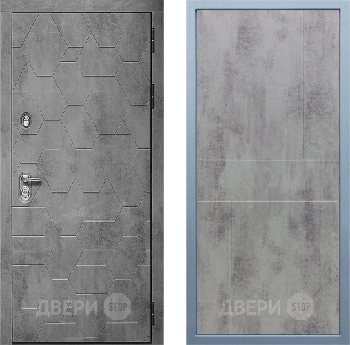 Входная металлическая Дверь Дива МД-51 М-1 Бетон темный в Можайске