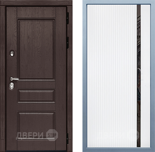 Входная металлическая Дверь Дива МД-90 МХ-46 Белый матовый в Можайске