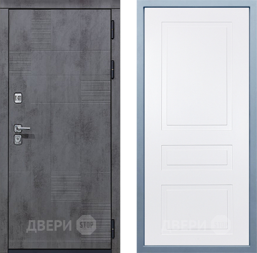 Входная металлическая Дверь Дива МД-35 Н-13 Белый в Можайске
