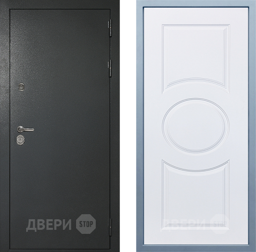 Входная металлическая Дверь Дива МД-40 Титан М-30 Белый в Можайске