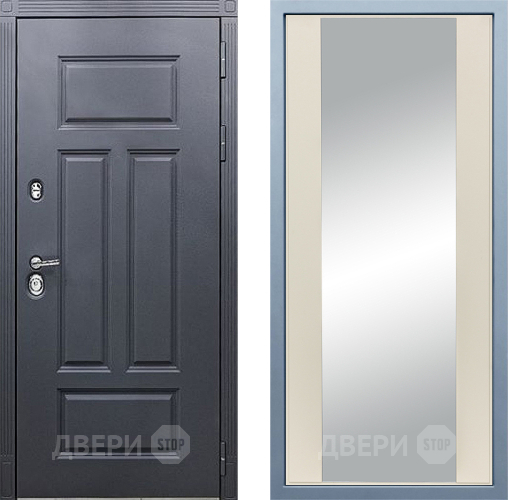 Входная металлическая Дверь Дива МХ-29 STR Д-15 Зеркало Шампань в Можайске