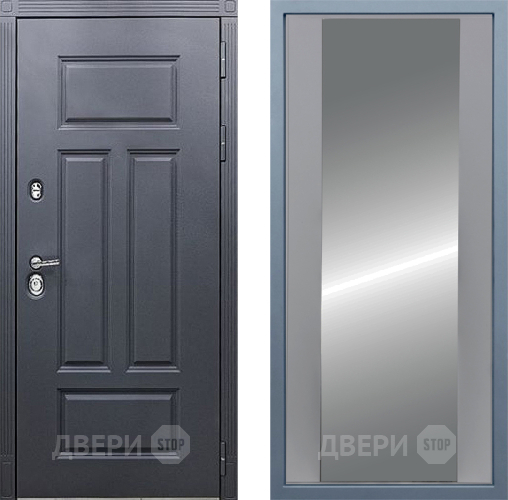Входная металлическая Дверь Дива МХ-29 STR Д-15 Зеркало Силк Маус в Можайске