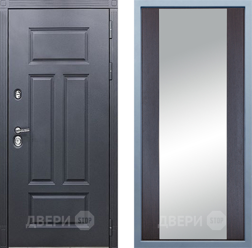 Входная металлическая Дверь Дива МХ-29 STR Д-15 Зеркало Венге в Можайске