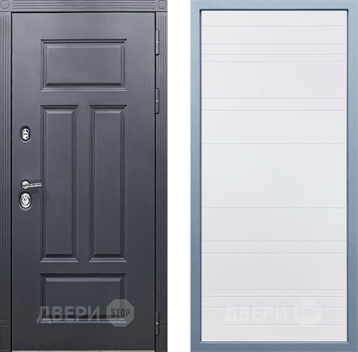 Входная металлическая Дверь Дива МХ-29 STR Д-5 Белый в Можайске