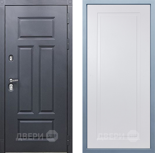 Входная металлическая Дверь Дива МХ-29 STR Н-10 Белый в Можайске