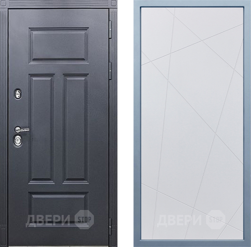 Входная металлическая Дверь Дива МХ-29 STR Д-11 Белый в Можайске