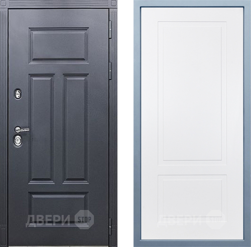 Входная металлическая Дверь Дива МХ-29 STR Н-7 Белый в Можайске