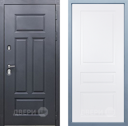 Входная металлическая Дверь Дива МХ-29 STR Н-13 Белый в Можайске