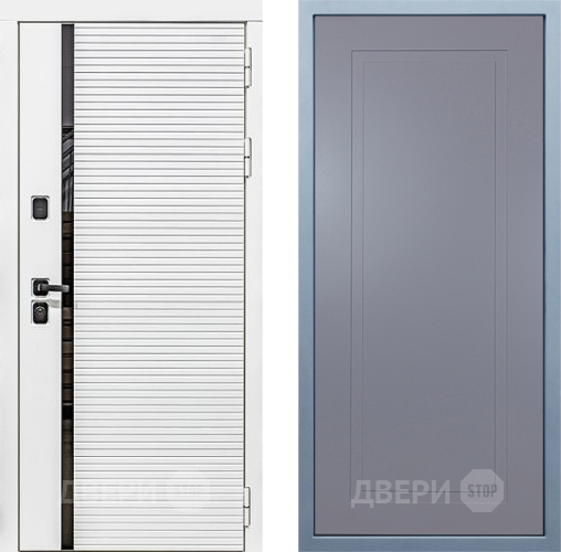 Входная металлическая Дверь Дива МХ-45 Белая STR Н-10 Силк Маус в Можайске