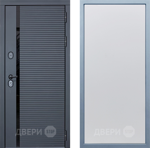 Входная металлическая Дверь Дива МХ-45 STR Н-1 Белый в Можайске