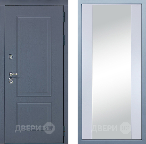 Дверь Дива МХ-38 STR Д-15 Зеркало Белый в Можайске