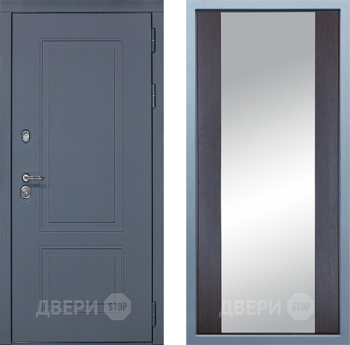 Входная металлическая Дверь Дива МХ-38 STR Д-15 Зеркало Венге в Можайске