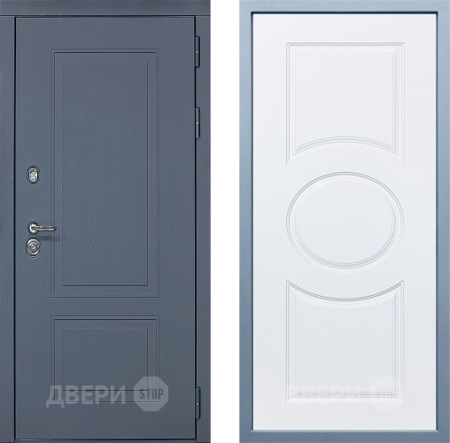 Входная металлическая Дверь Дива МХ-38 STR Д-8 Белый в Можайске
