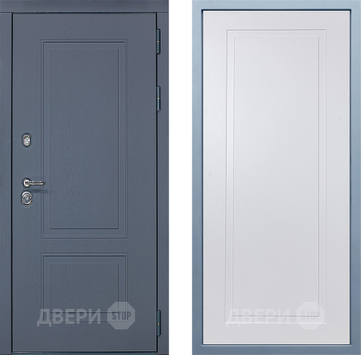 Входная металлическая Дверь Дива МХ-38 STR Н-10 Белый в Можайске