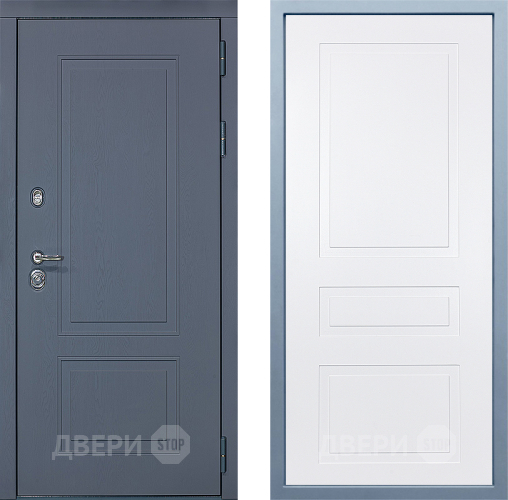 Входная металлическая Дверь Дива МХ-38 STR Н-13 Белый в Можайске