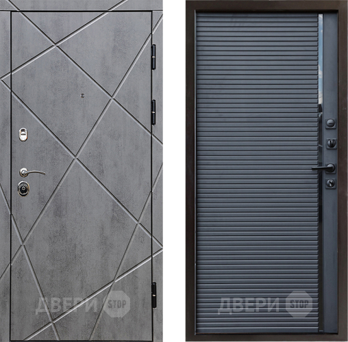 Входная металлическая Дверь Престиж Лучи Porte Черный кварц в Можайске