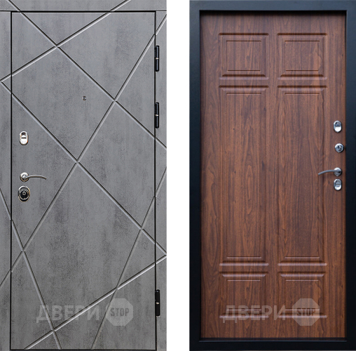 Входная металлическая Дверь Престиж Лучи Премиум Орех темный в Можайске
