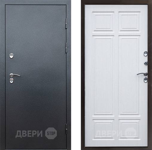 Дверь Престиж TERMO с терморазрывом Снегирь Серебро Премиум Лиственница белая в Можайске