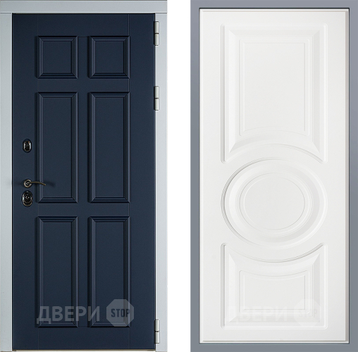 Дверь Заводские двери Стокгольм Неаполь Лофт белый в Можайске