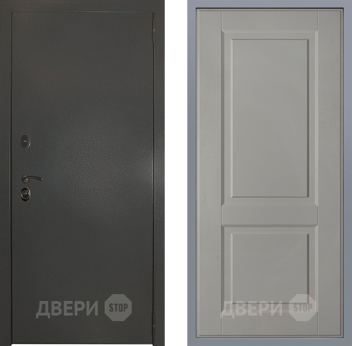 Дверь Заводские двери Эталон 3к антик серебро Доррен Грей софт в Можайске