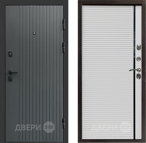 Входная металлическая Дверь Престиж Tvist Grey Porte Белый в Можайске