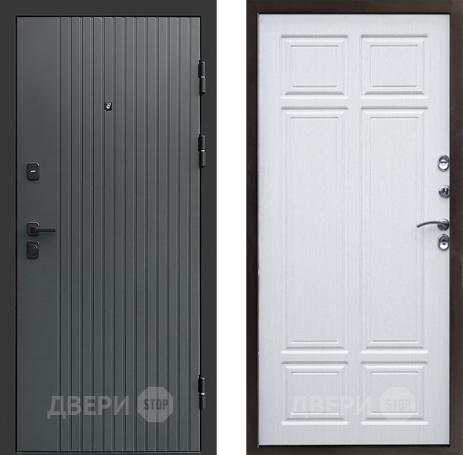Входная металлическая Дверь Престиж Tvist Grey Премиум Лиственница белая в Можайске